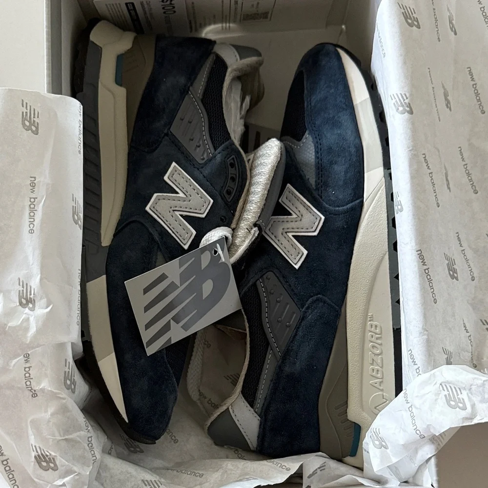 New Balance 998 navy/silver EU38 - Picture 2 of 7